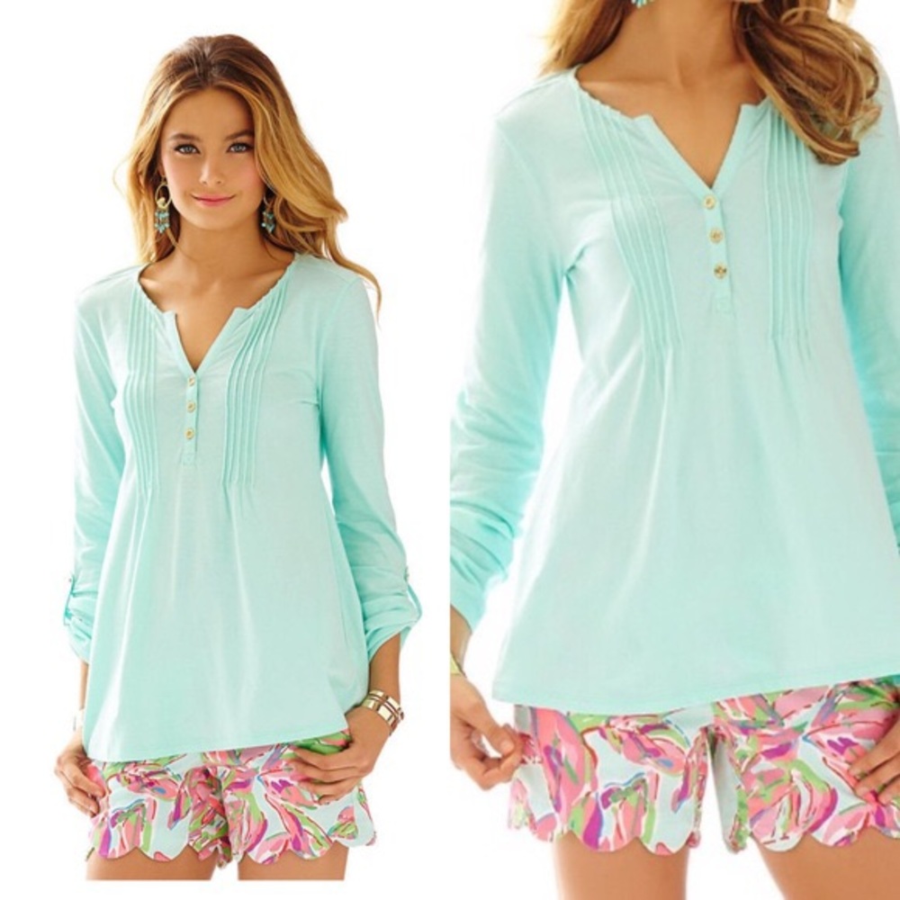 NWOT Lilly Pulitzer Dorothy Tunic in Poolside Blue